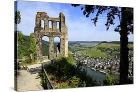 Grevenburg Castle Ruin, Traben-Trabach, Moselle Valley, Rhineland-Palatinate, Germany, Europe-Hans-Peter Merten-Stretched Canvas