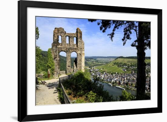 Grevenburg Castle Ruin, Traben-Trabach, Moselle Valley, Rhineland-Palatinate, Germany, Europe-Hans-Peter Merten-Framed Photographic Print