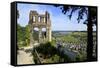 Grevenburg Castle Ruin, Traben-Trabach, Moselle Valley, Rhineland-Palatinate, Germany, Europe-Hans-Peter Merten-Framed Stretched Canvas