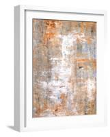 Grey and Beige Abstract Art Painting-T30Gallery-Framed Art Print