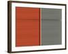 Grey and Brown-NaxArt-Framed Art Print