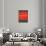 Grey and Red Abstract 2-NaxArt-Mounted Art Print displayed on a wall