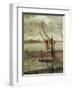 Grey And Silver: Chelsea Wharf, Ca. 1864-1868-James Abbott McNeill Whistler-Framed Giclee Print