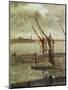 Grey And Silver: Chelsea Wharf, Ca. 1864-1868-James Abbott McNeill Whistler-Mounted Giclee Print