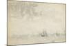 Grey and Silver - North Sea, C.1884-James Abbott McNeill Whistler-Mounted Giclee Print