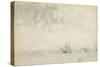 Grey and Silver - North Sea, C.1884-James Abbott McNeill Whistler-Stretched Canvas