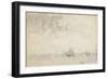 Grey and Silver - North Sea, C.1884-James Abbott McNeill Whistler-Framed Giclee Print