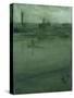 Grey and Silver: the Thames (Oil on Canvas)-James Abbott McNeill Whistler-Stretched Canvas