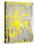 Grey and Yellow Abstract Art Painting-T30Gallery-Stretched Canvas