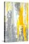 Grey and Yellow Abstract Art Painting-T30Gallery-Stretched Canvas