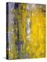 Grey And Yellow Abstract Art Painting-T30Gallery-Stretched Canvas