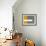 Grey and Yellow-NaxArt-Framed Art Print displayed on a wall
