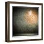 Grey Background Image With Music Note Symbols-Sergey Nivens-Framed Art Print