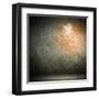 Grey Background Image With Music Note Symbols-Sergey Nivens-Framed Art Print