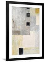 Grey City Blocks-Chris Mills-Framed Art Print