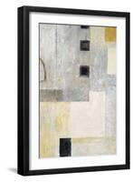 Grey City Blocks-Chris Mills-Framed Art Print