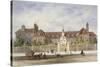 Grey Coat Hospital, Tothill Fields, Westminster, London, C1840-Thomas Hosmer Shepherd-Stretched Canvas