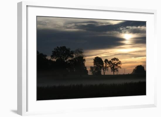 Grey Dawn Wetland-Robert Goldwitz-Framed Photographic Print