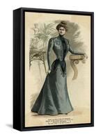 Grey Dress, Soutache 1899-null-Framed Stretched Canvas