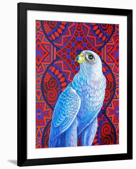 Grey falcon-Jane Tattersfield-Framed Giclee Print