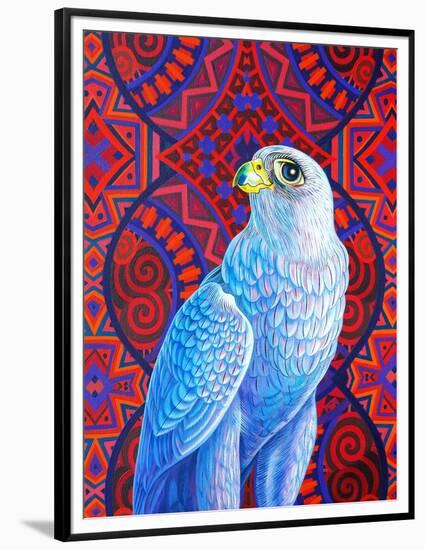 Grey falcon-Jane Tattersfield-Framed Premium Giclee Print