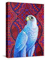 Grey falcon-Jane Tattersfield-Stretched Canvas