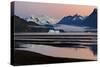 Grey Glacier and Grey Lake at sunset, Torres del Paine National Park, Chile-Panoramic Images-Stretched Canvas