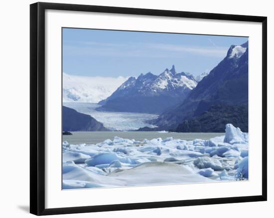 Grey Glacier, Torres Del Paine National Park, Chile, South America-Jane Sweeney-Framed Photographic Print