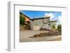 Grey Green Newly Remodeled Two Level House Exterior.-Iriana Shiyan-Framed Photographic Print