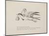 Grey Gull, Carrying Owl and Carpet Bag From a Collection Of Poems and Songs by Edward Lear-Edward Lear-Mounted Giclee Print