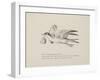 Grey Gull, Carrying Owl and Carpet Bag From a Collection Of Poems and Songs by Edward Lear-Edward Lear-Framed Giclee Print