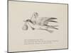 Grey Gull, Carrying Owl and Carpet Bag From a Collection Of Poems and Songs by Edward Lear-Edward Lear-Mounted Giclee Print