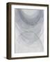 Grey Half Moon I-null-Framed Art Print