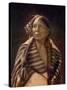 Grey Hawk, Taos Man-Carl And Grace Moon-Stretched Canvas