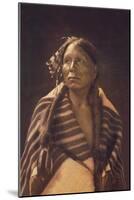 Grey Hawk, Taos Man-Carl And Grace Moon-Mounted Art Print