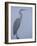 Grey Heron in Mist, Keoladeo Ghana Np, Bharatpur, Rajasthan, India-Jean-pierre Zwaenepoel-Framed Photographic Print