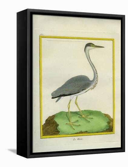 Grey Heron-Georges-Louis Buffon-Framed Stretched Canvas