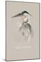 Grey Heron-Gabriella Roberg-Mounted Giclee Print