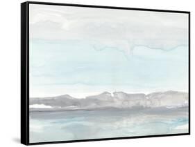 Grey Horizon-Rob Delamater-Framed Stretched Canvas