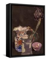 Grey Iris, 1855-Charles Rennie Mackintosh-Framed Stretched Canvas