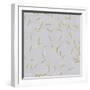 Grey Linen Golden Matchstick Confetti-Tina Lavoie-Framed Giclee Print