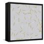 Grey Linen Golden Matchstick Confetti-Tina Lavoie-Framed Stretched Canvas