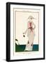 Grey Linen Ladies Suit with Taffetta Waistcoat, from 'Costumes Parisiens' 1914-null-Framed Giclee Print