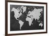 Grey Map-Natasha Wescoat-Framed Giclee Print