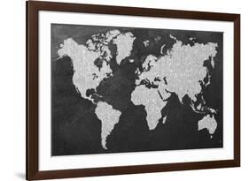 Grey Map-Natasha Wescoat-Framed Giclee Print