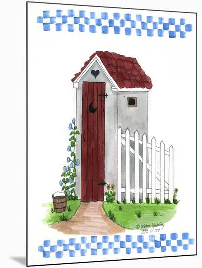 Grey Outhouse-Debbie McMaster-Mounted Giclee Print