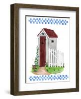 Grey Outhouse-Debbie McMaster-Framed Giclee Print