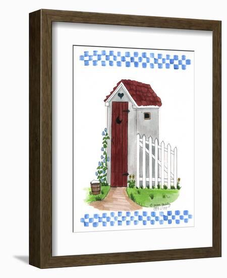 Grey Outhouse-Debbie McMaster-Framed Giclee Print