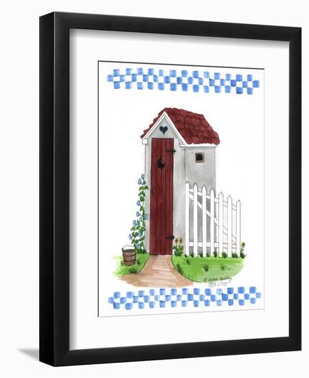 Grey Outhouse-Debbie McMaster-Framed Giclee Print