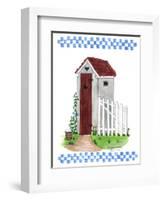 Grey Outhouse-Debbie McMaster-Framed Giclee Print